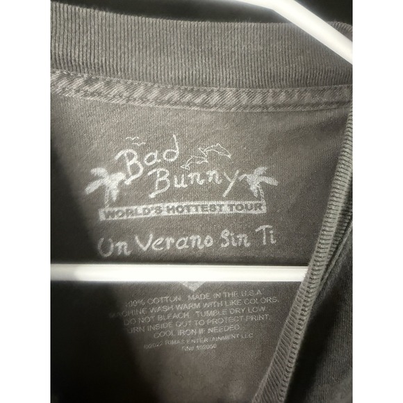 bad bunny official merch Un Verano Sin Ti Long Sleeve Large T Shirt - Picture 3 of 7